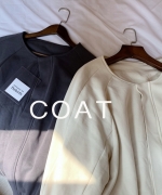 2色 衛衣材質的短夾克